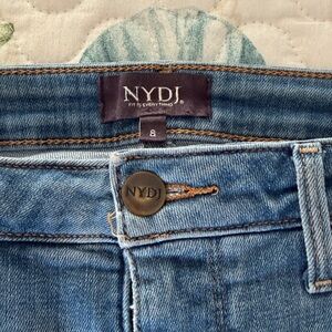 NYDJ Light Blue Straight Leg Jeans. 8